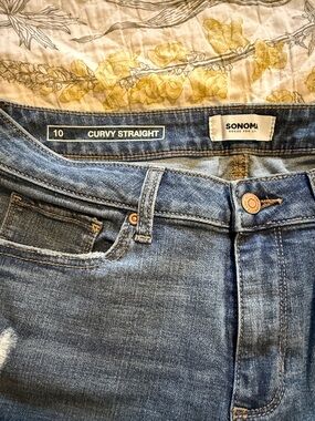 Sonoma Blue Curvy Straight Jeans